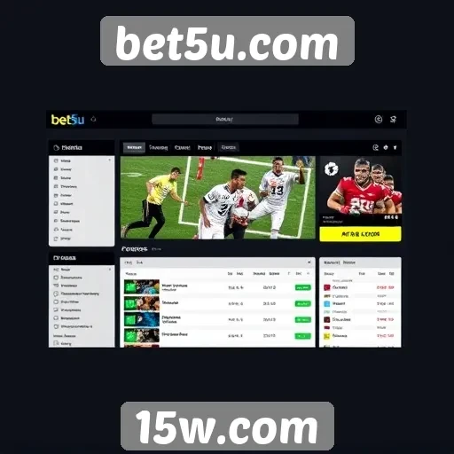Interface do usuário do bet5u.com é intuitiva